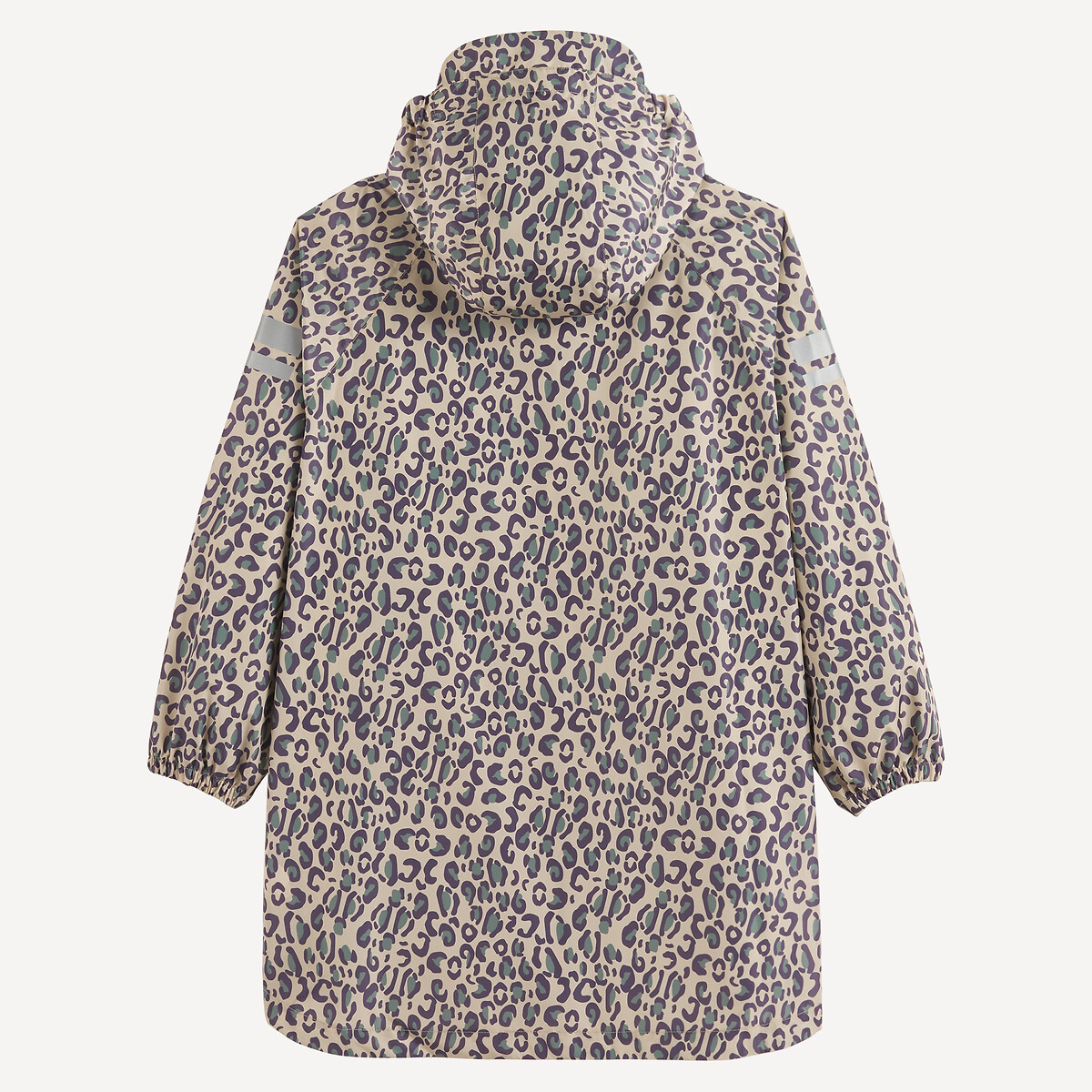 Cape à capuche, imprimé animalier imprimé léopard, LA REDOUTE COLLECTIONS