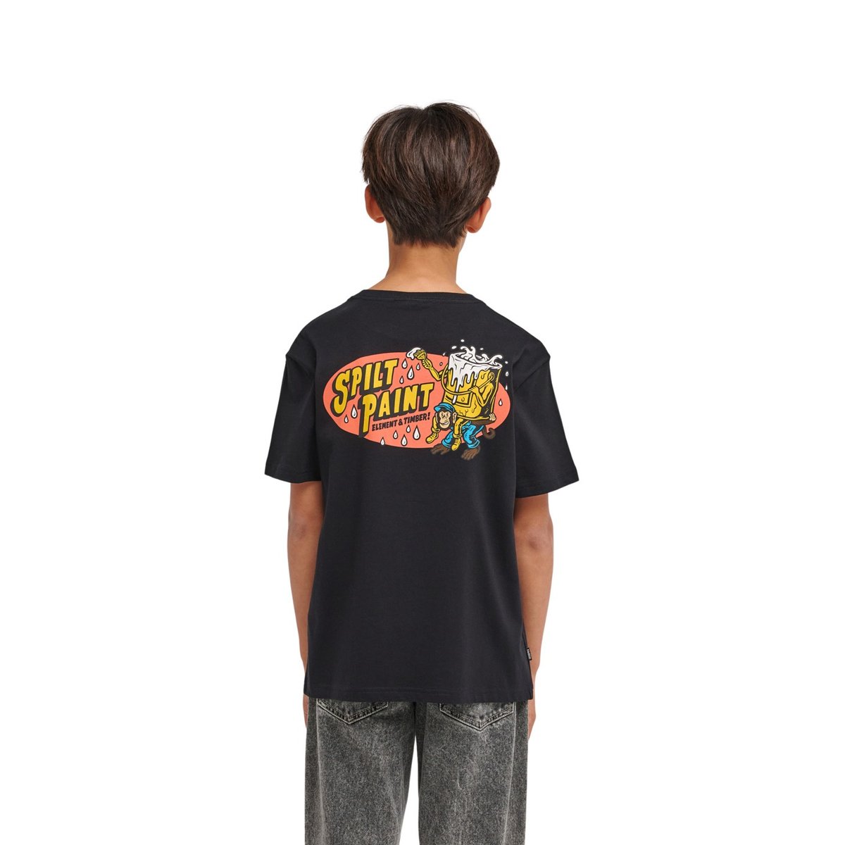 T-Shirt manches courtes TIMBER CARRY noir flint black, ELEMENT