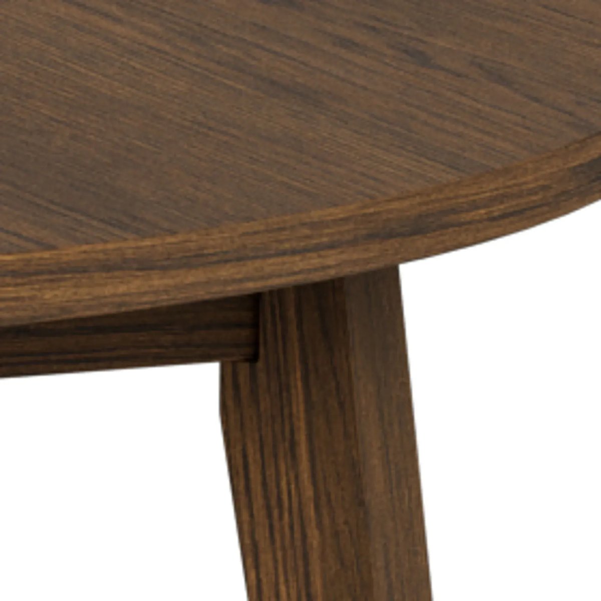 Table ronde extensible en chêne fumé L120/220 4/8 places - ALISIA bois foncé, HELLIN, DEPUIS 1862