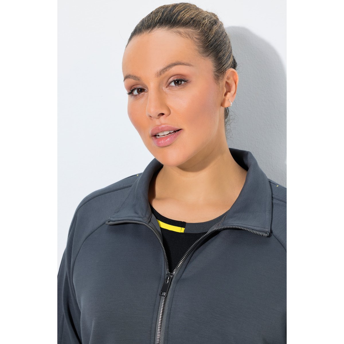 Veste en molleton rafraîchissant gris volcan, ULLA POPKEN
