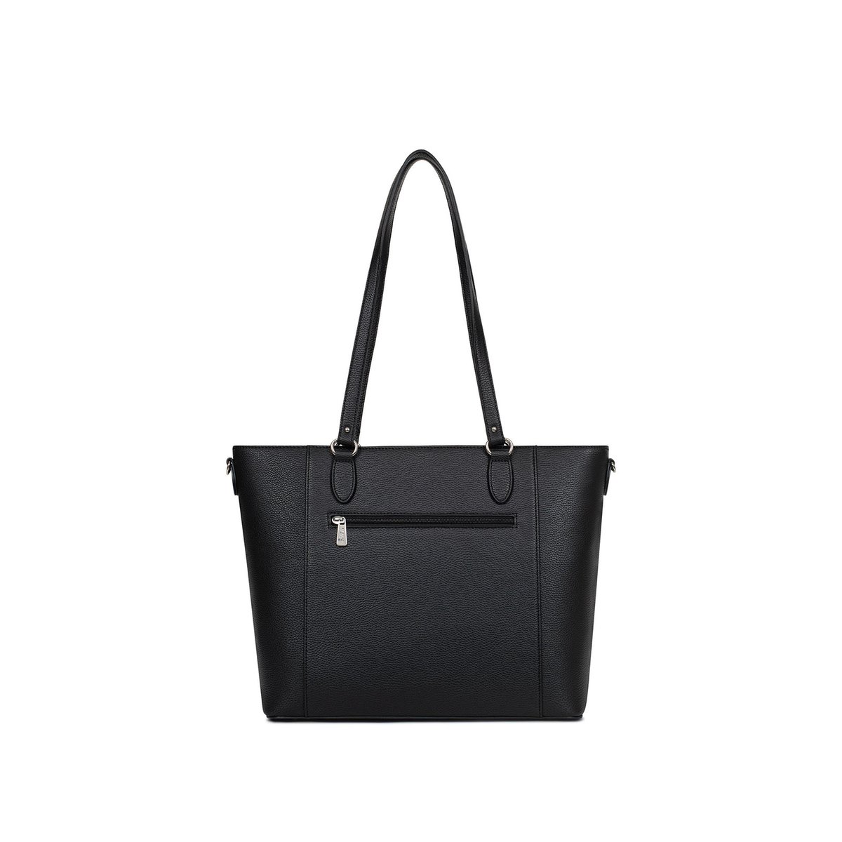 Sac cabas porté épaule STUDY noir, HEXAGONA