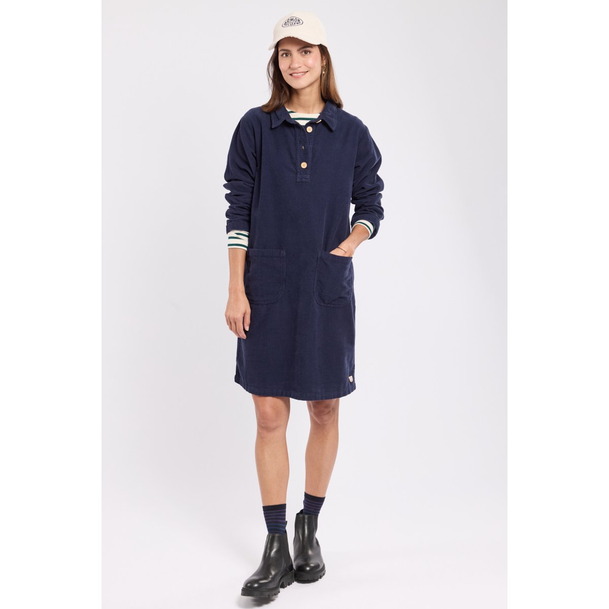 Robe vareuse Héritage en coton HERITAGE seal, ARMOR-LUX