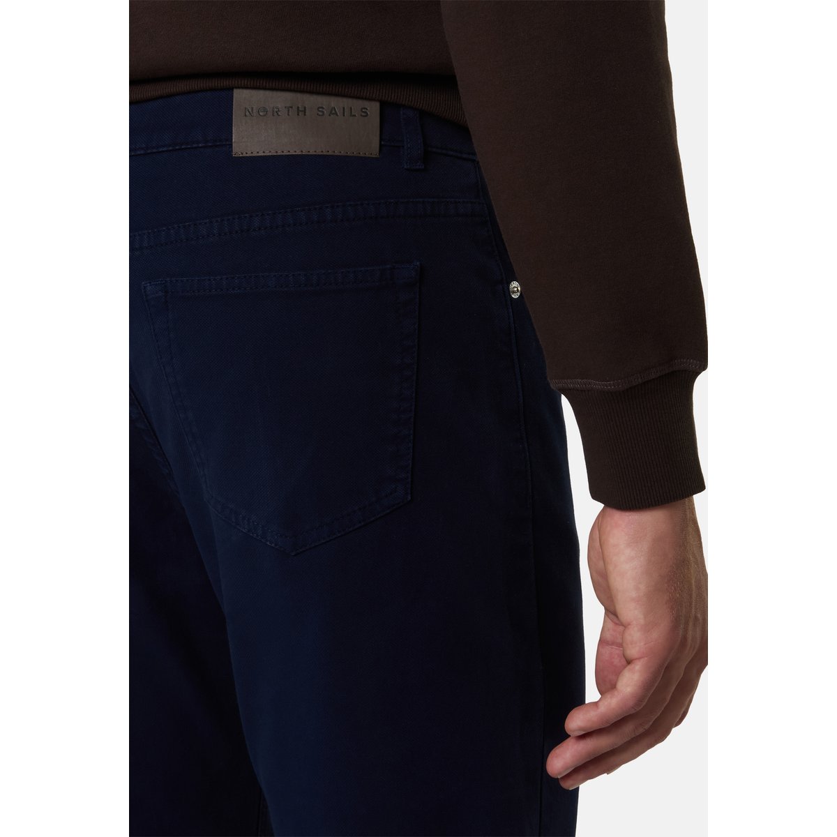 Stripe - pantalon régulier à 5 poches bleu marine, NORTH SAILS