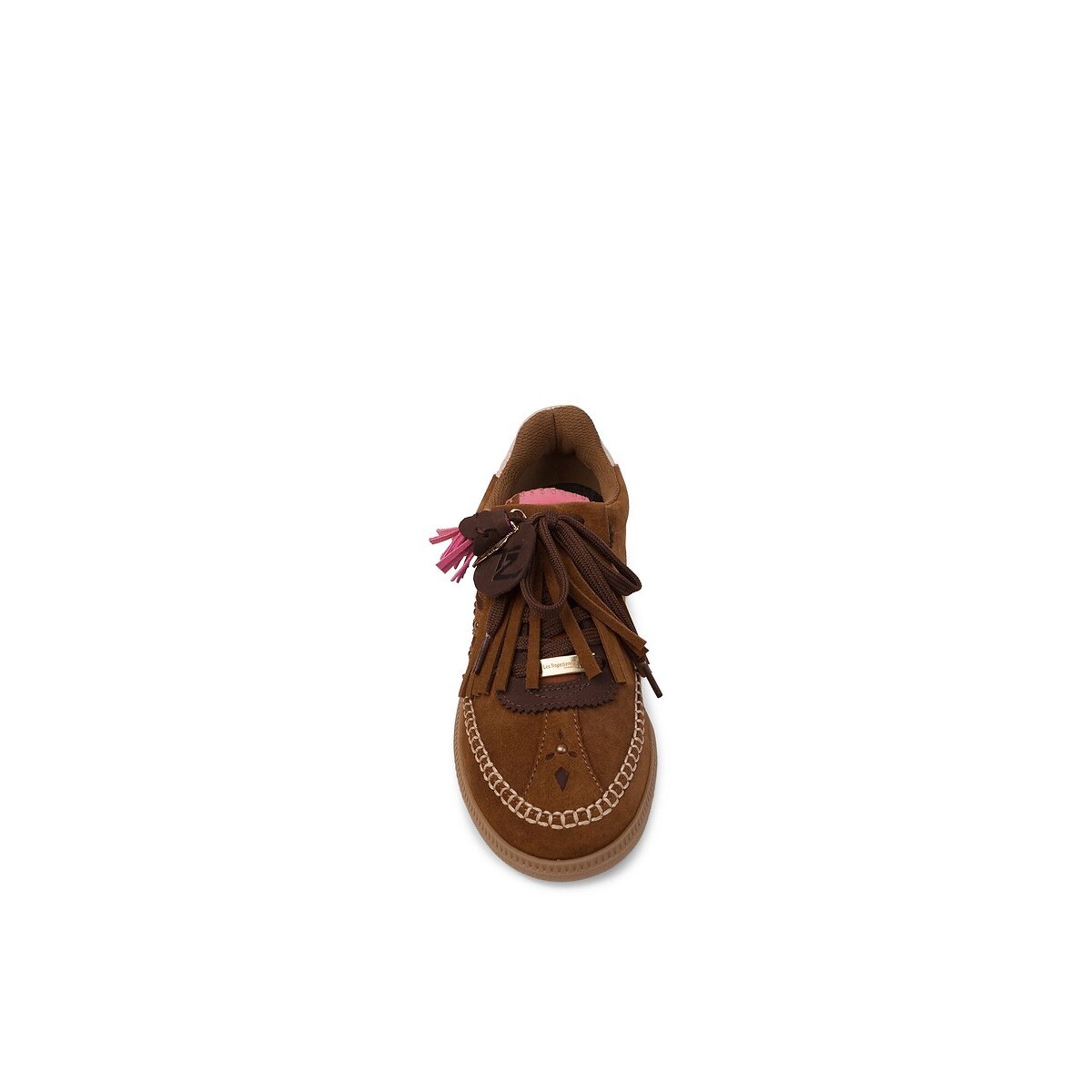 Baskets en cuir suède, ZOYALA camel, LES TROPEZIENNES PAR M.BELARBI