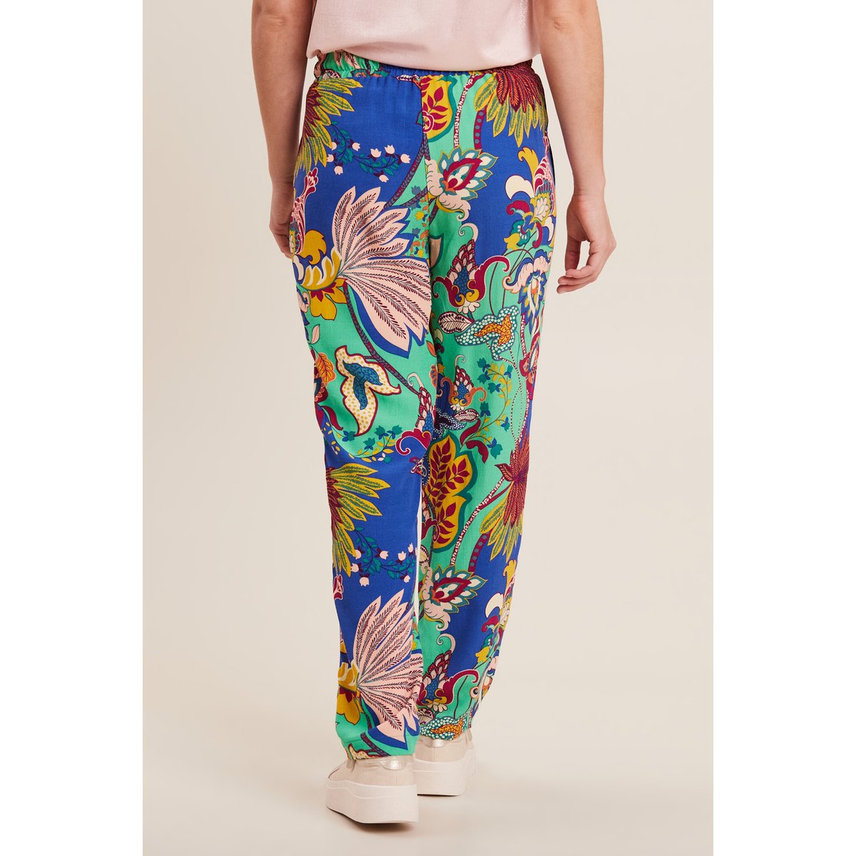 Pantalon carotte fluide 7/8ème vert, BREAL