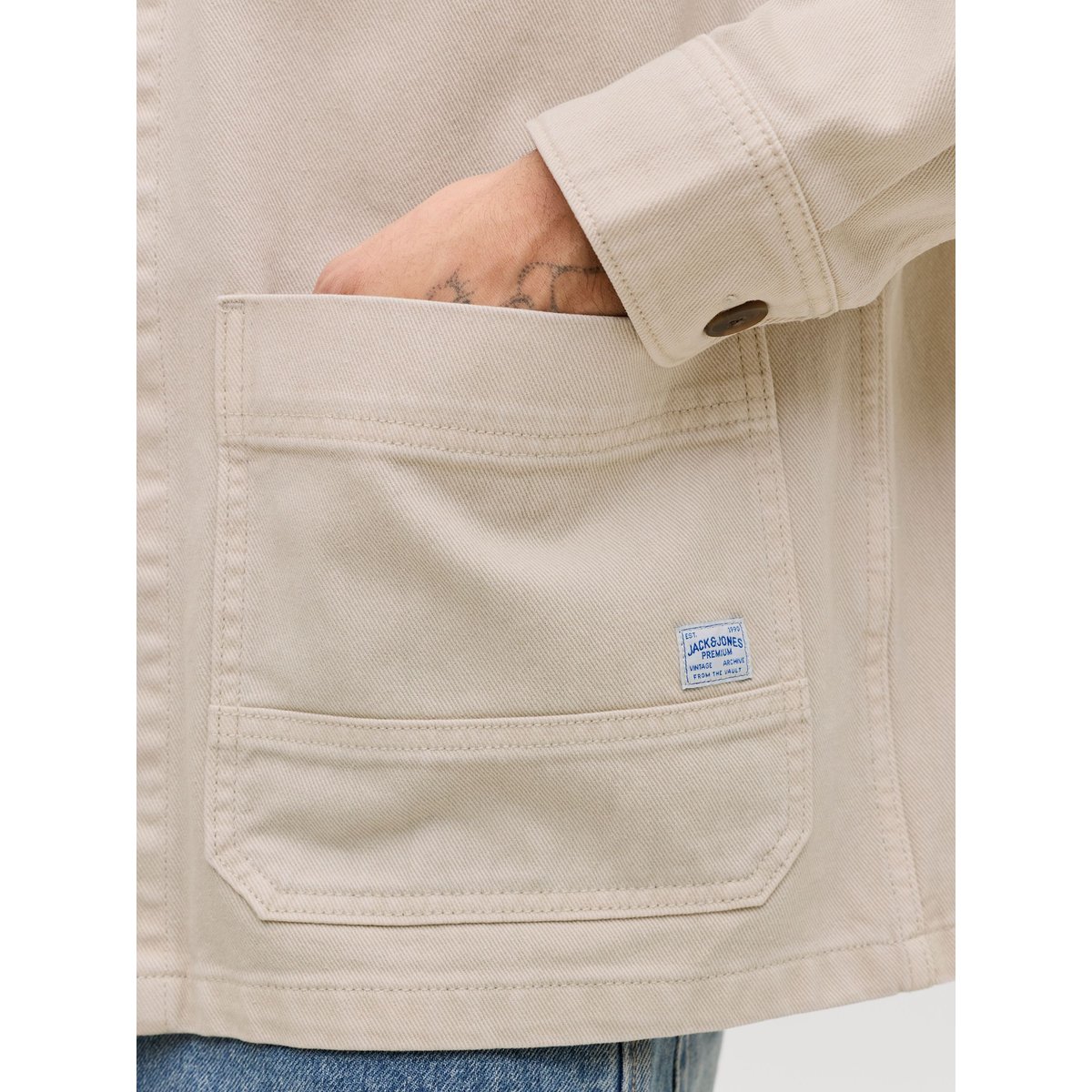 Surchemise silver lining, JACK & JONES