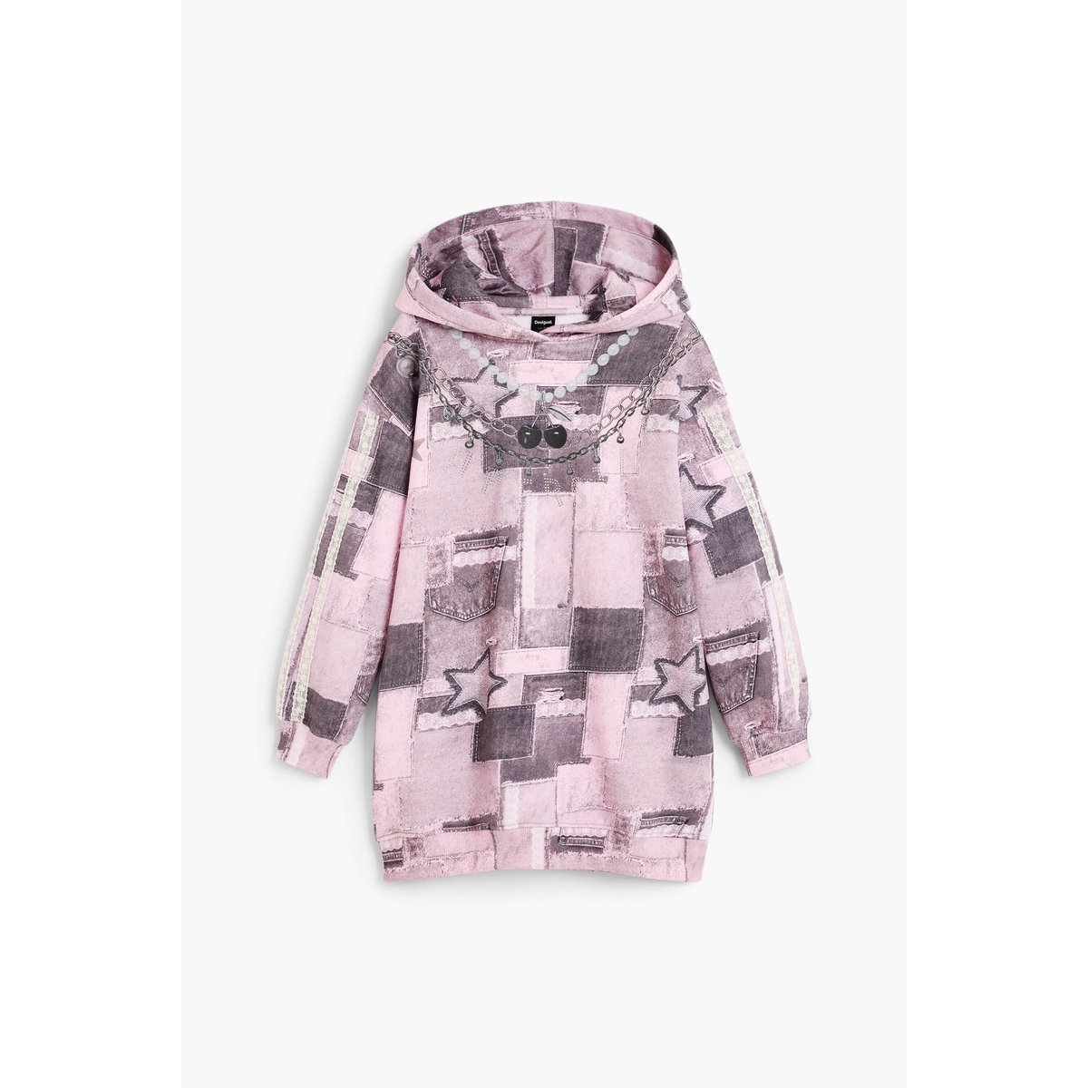 Robe-sweat étoile rouge, DESIGUAL