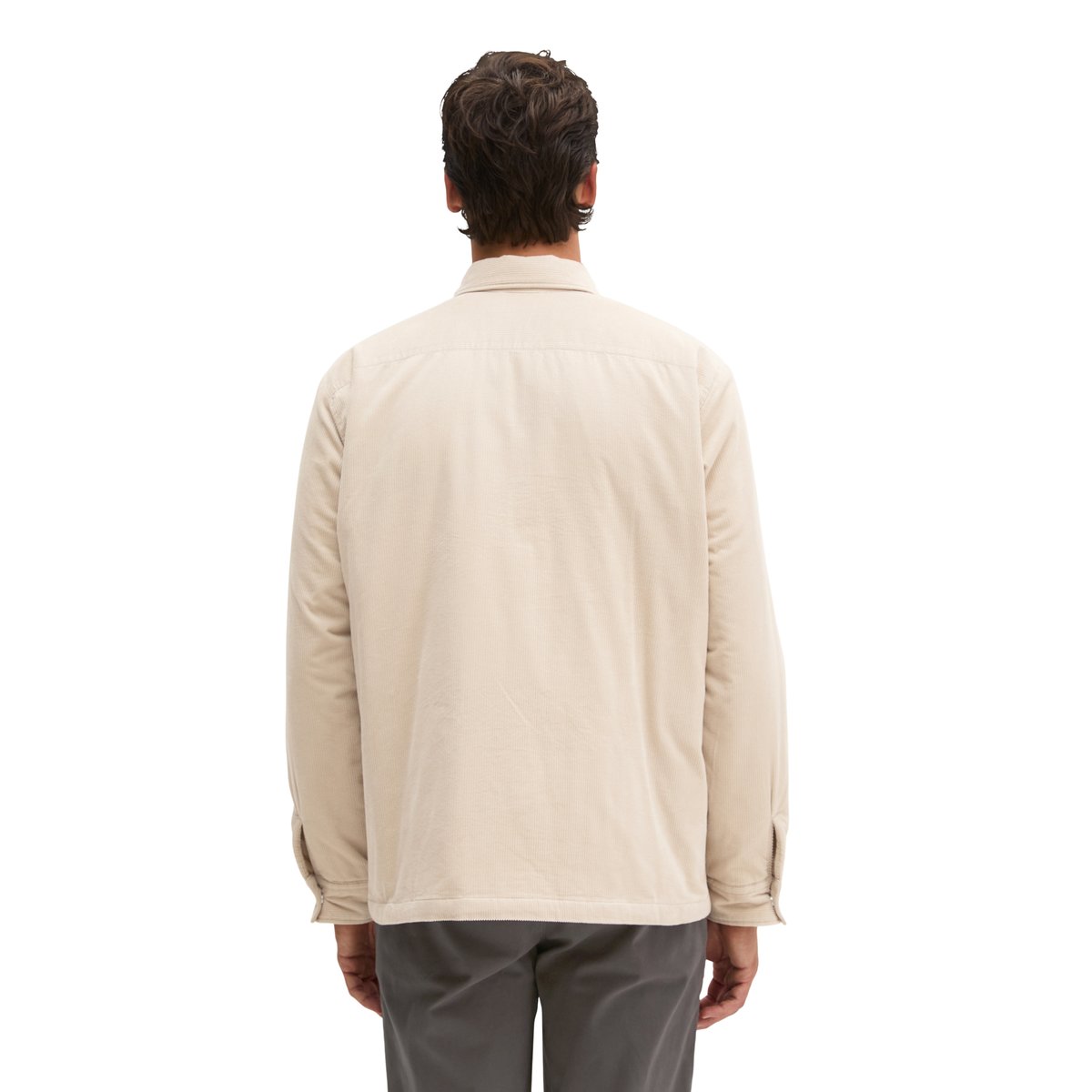 Surchemise en velours côtelé, coupe classique légèrement rembourré beige, MARC O'POLO