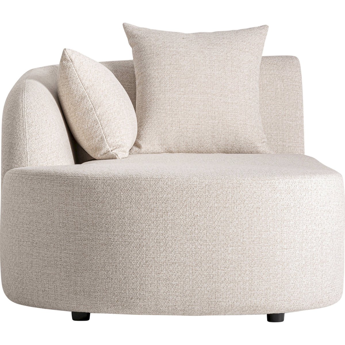 Chaise longue contemporaine collection VACIO beige, RECOLLECTION