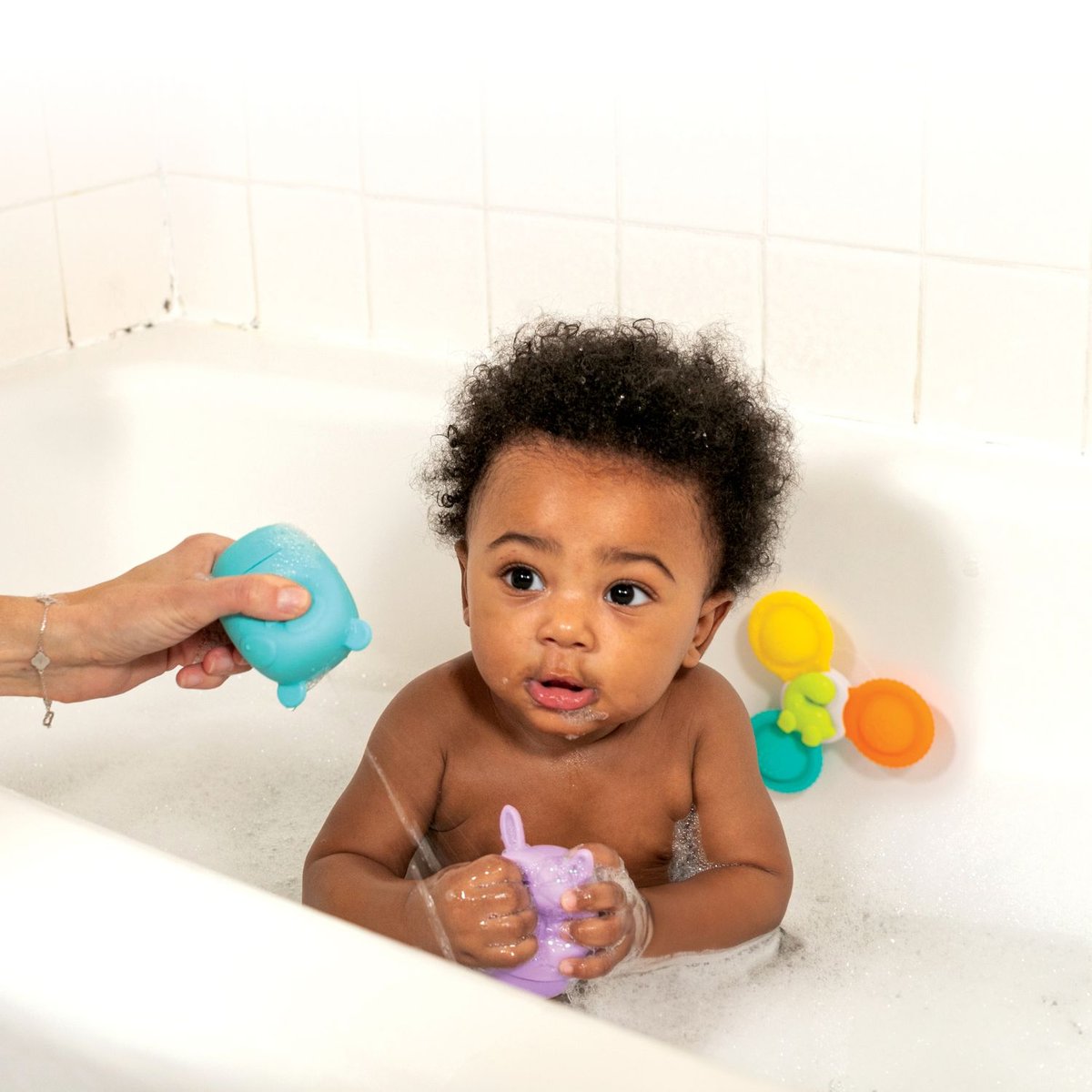 Coffret de bain multicolore, INFANTINO