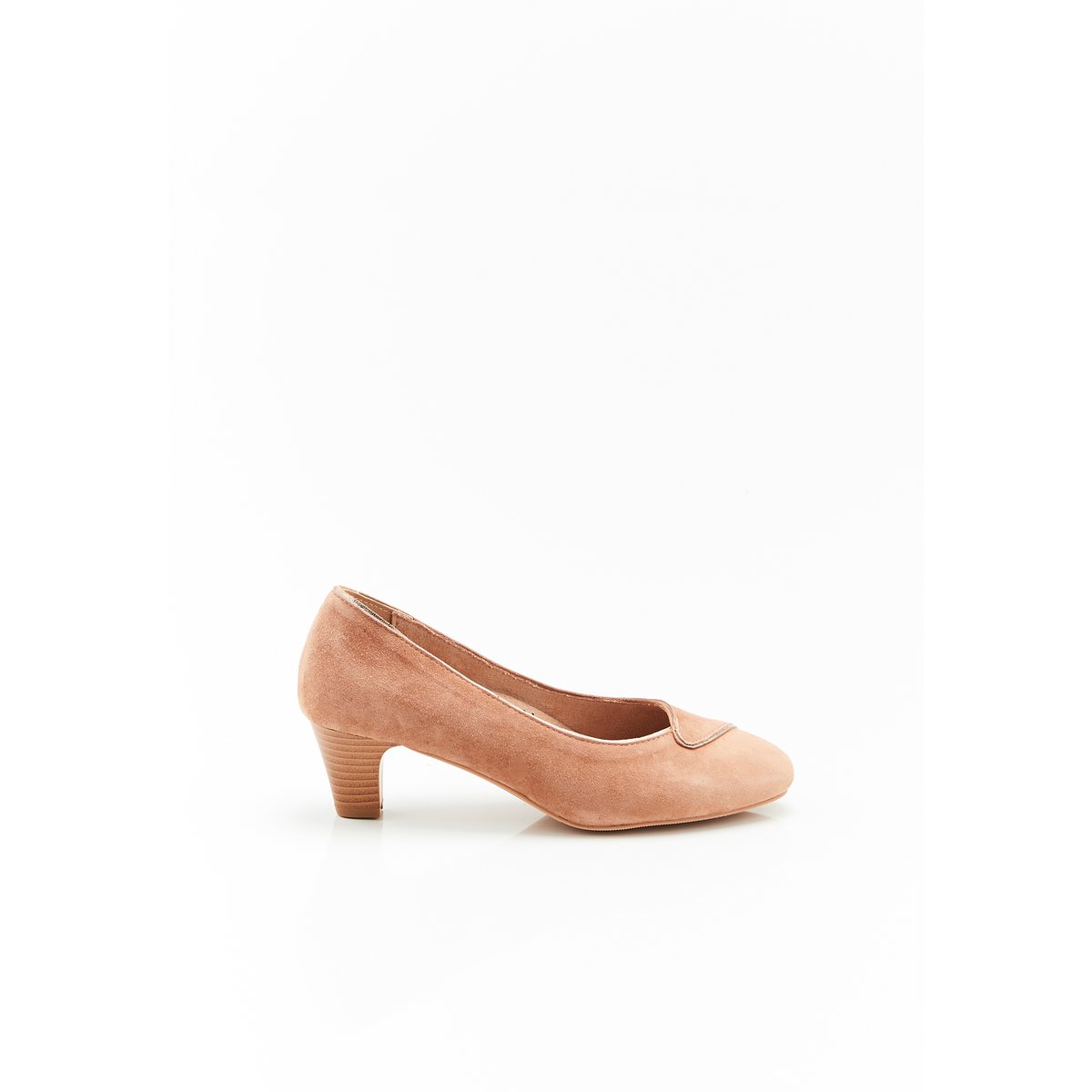 Escarpins fantaisie marron camel, DAMART