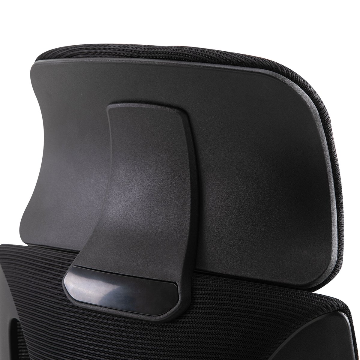 chaise de bureau Polyester Noir noir, HOMCOM