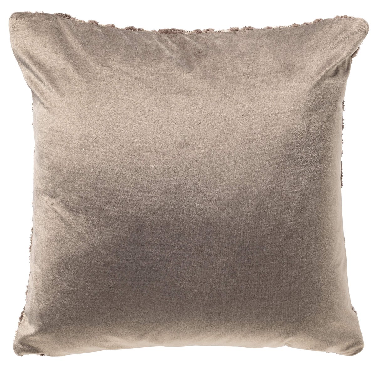 Housse de coussin Remus taupe, DUTCH DECOR