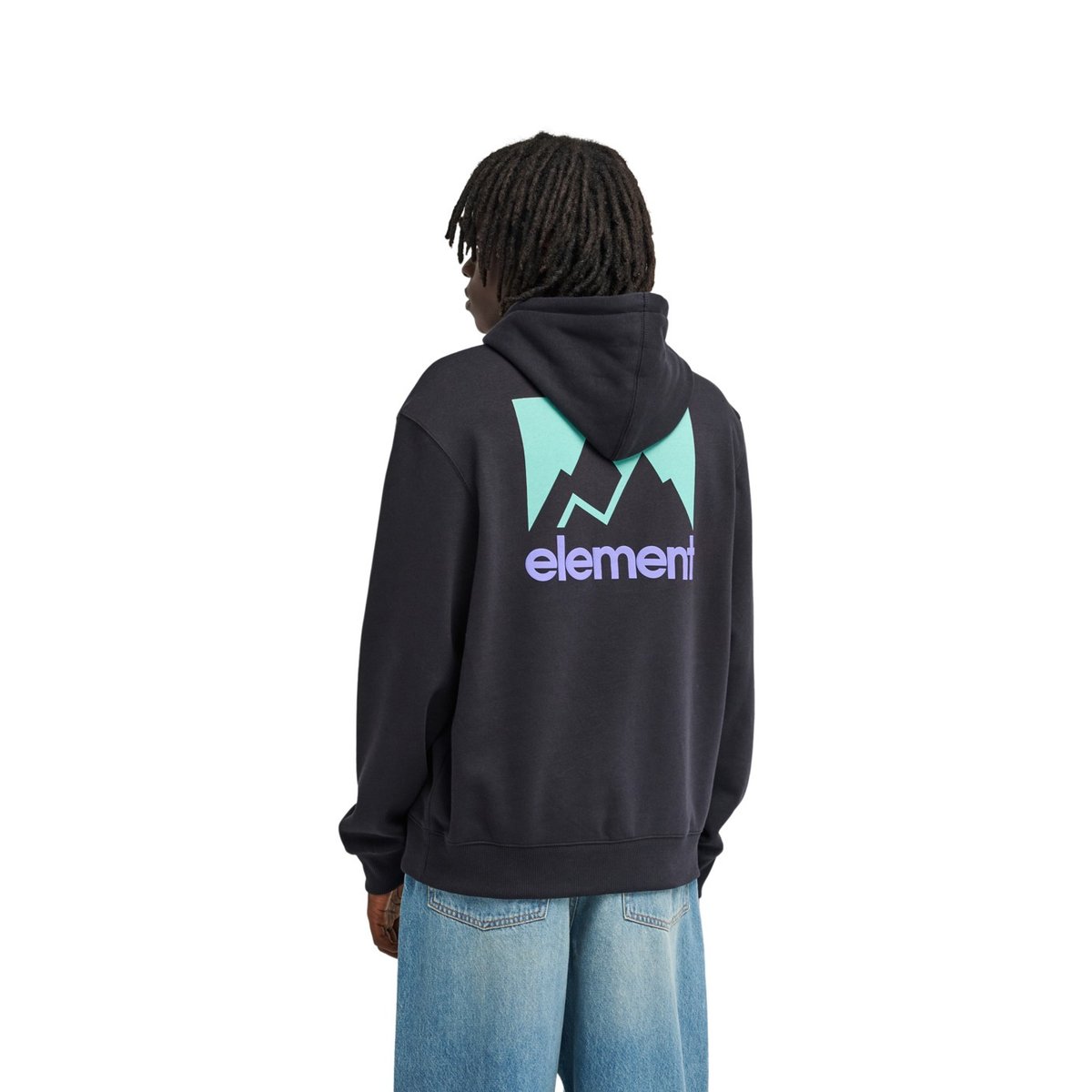 Sweat capuche JOINT noir flint black, ELEMENT