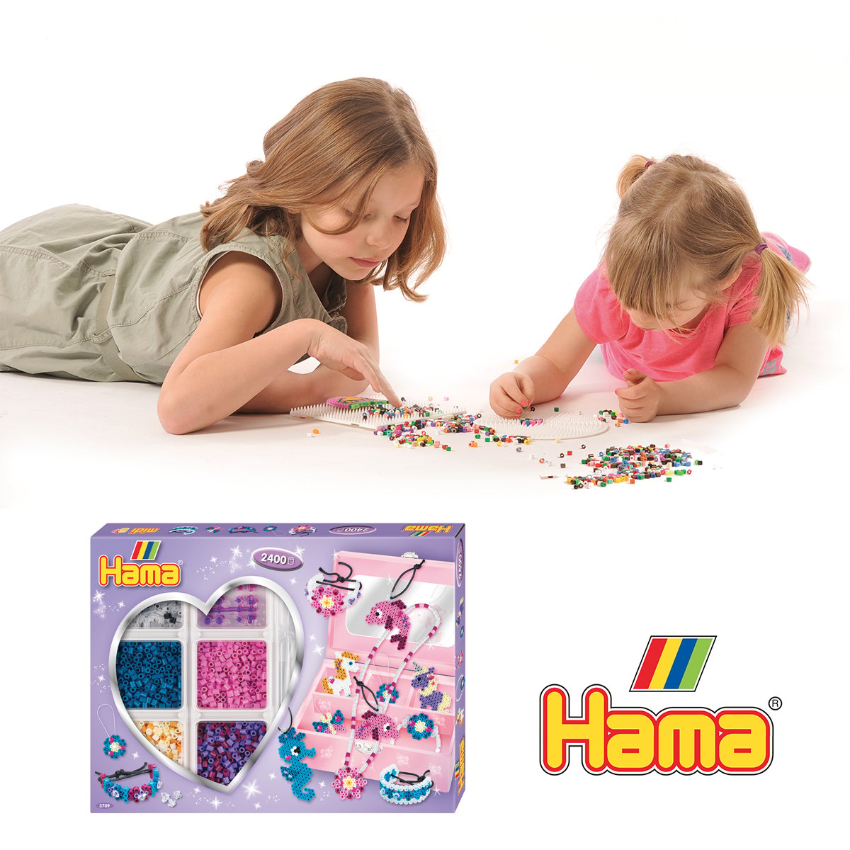 Midi boîte pm "la bijouterie" multicolore, HAMA