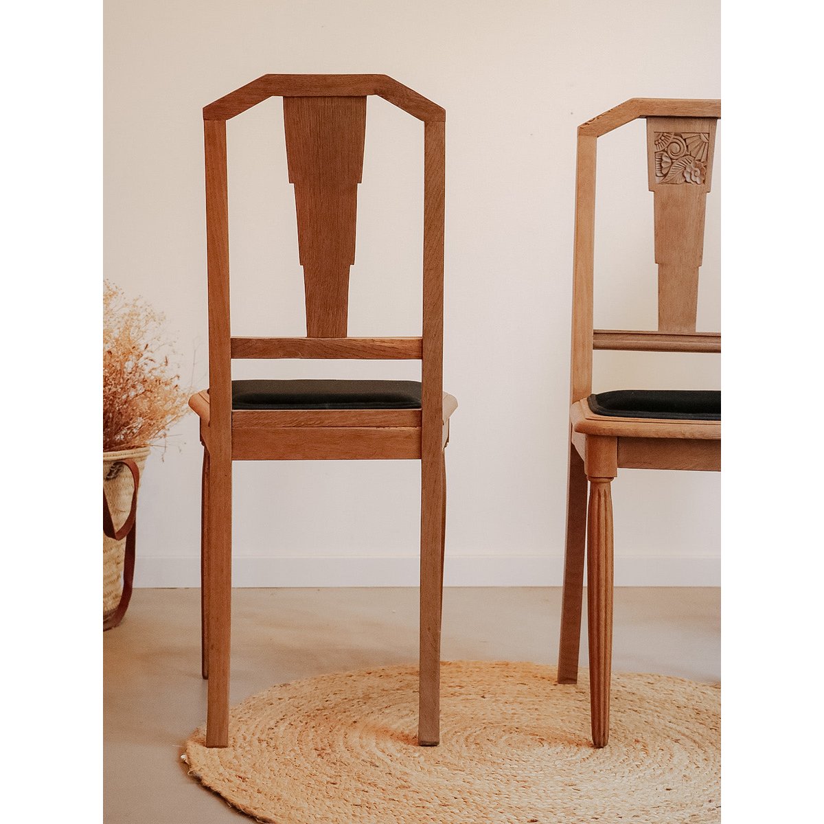 Chaise en bois Alma N°1106 - Bon état bois, DEBONGOUT