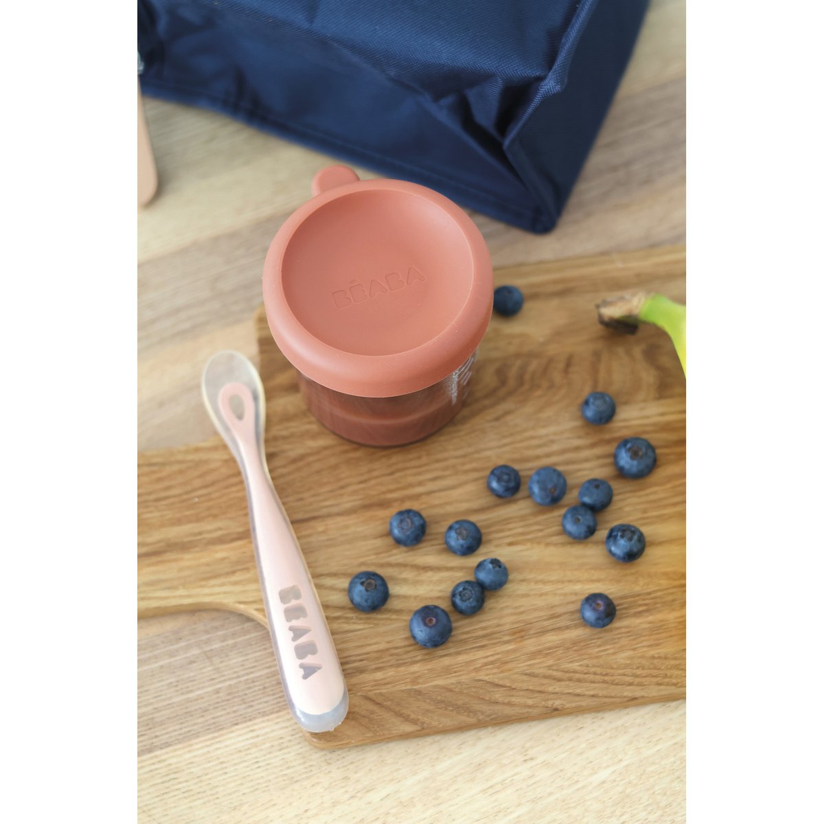 Portion repas en verre 150 ml terracotta, BEABA