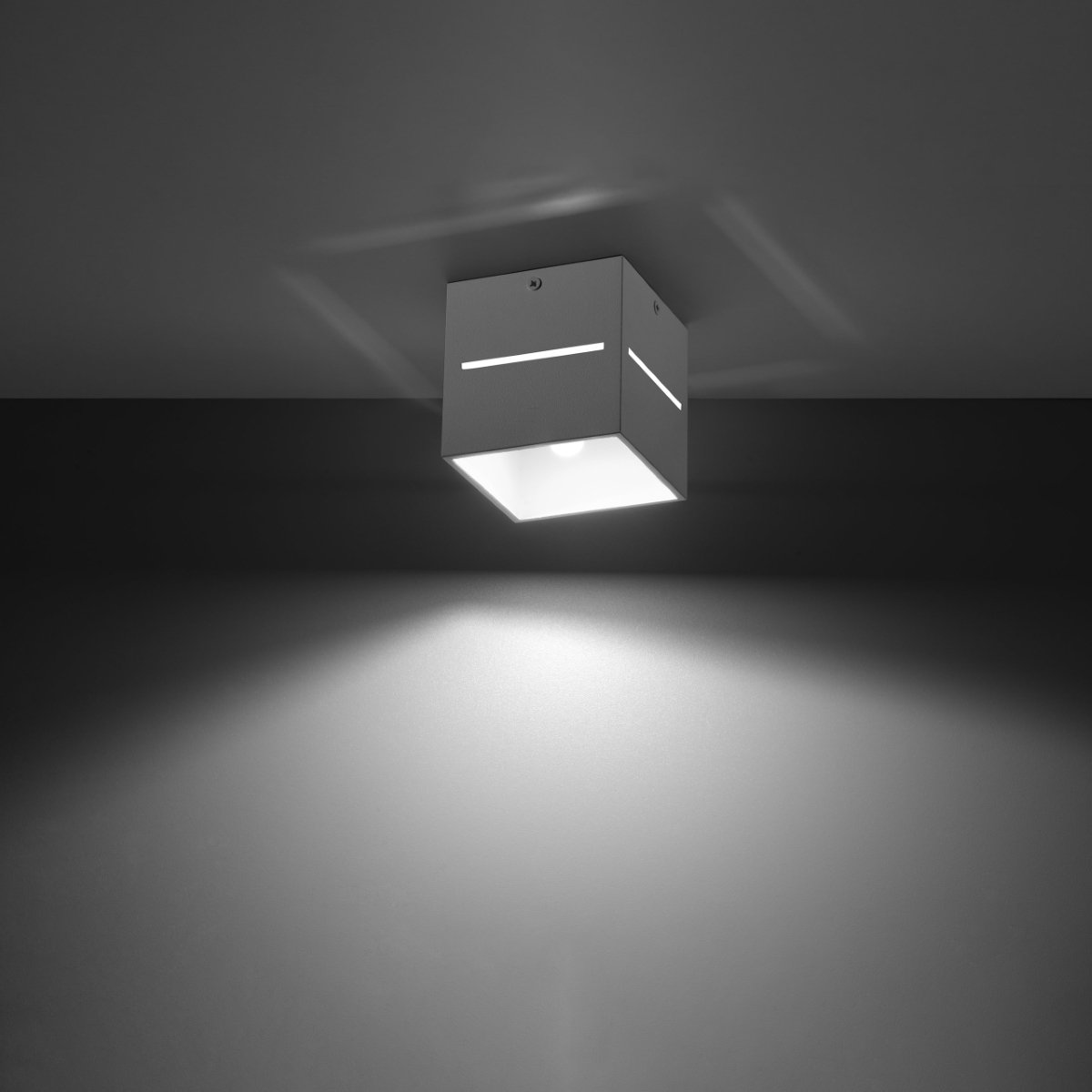 Plafonnier Aluminium Blanc G9 1 Lobo blanc, EDEN