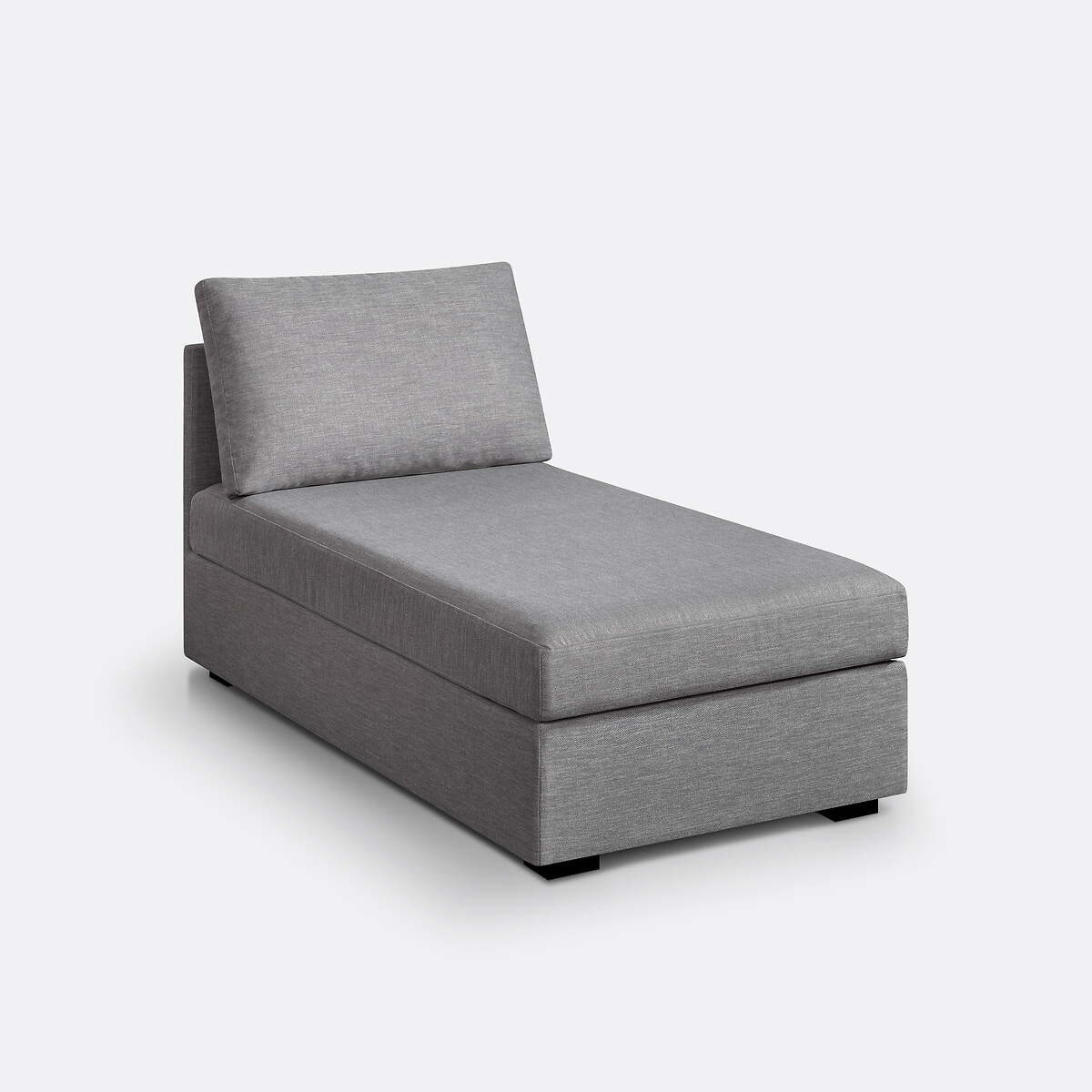 Chaise longue mesclada, conforto superior, Robin cinzento claro, SO'HOME