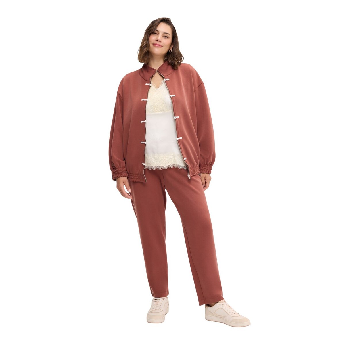pantalon de survêtement décontracté marron, FIORELLA RUBINO