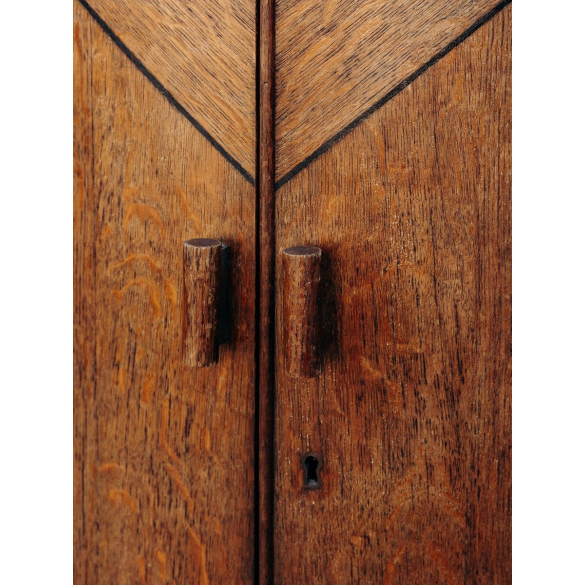 Buffet modulable en bois Gustave N°526 - Bon état bois foncé, DEBONGOUT