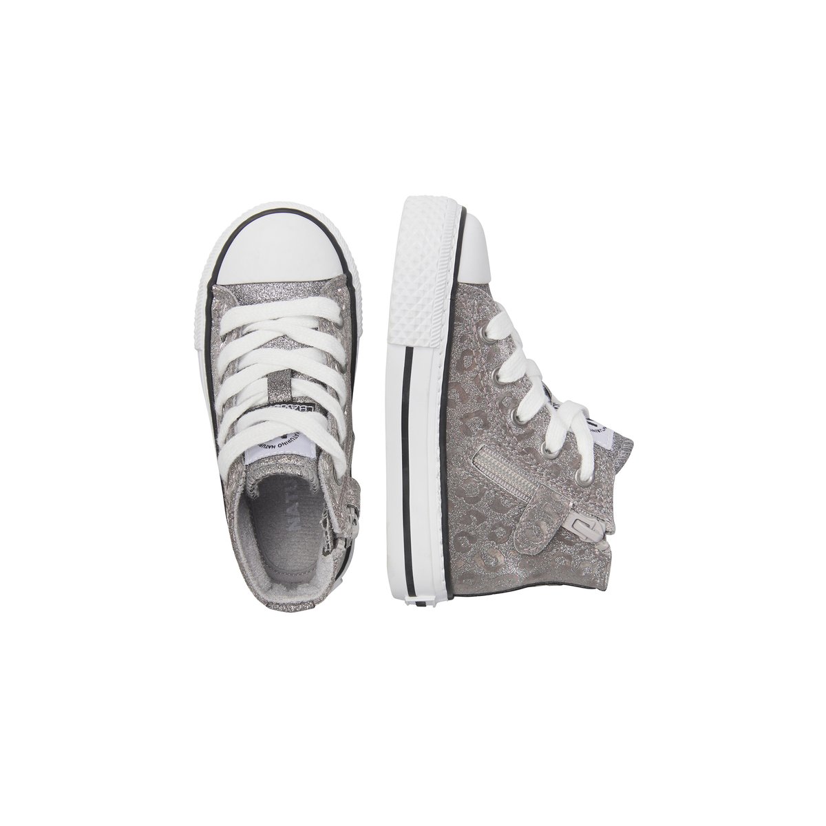 Baskets hautes en tissu YLFAS. gris foncé-, NATURINO