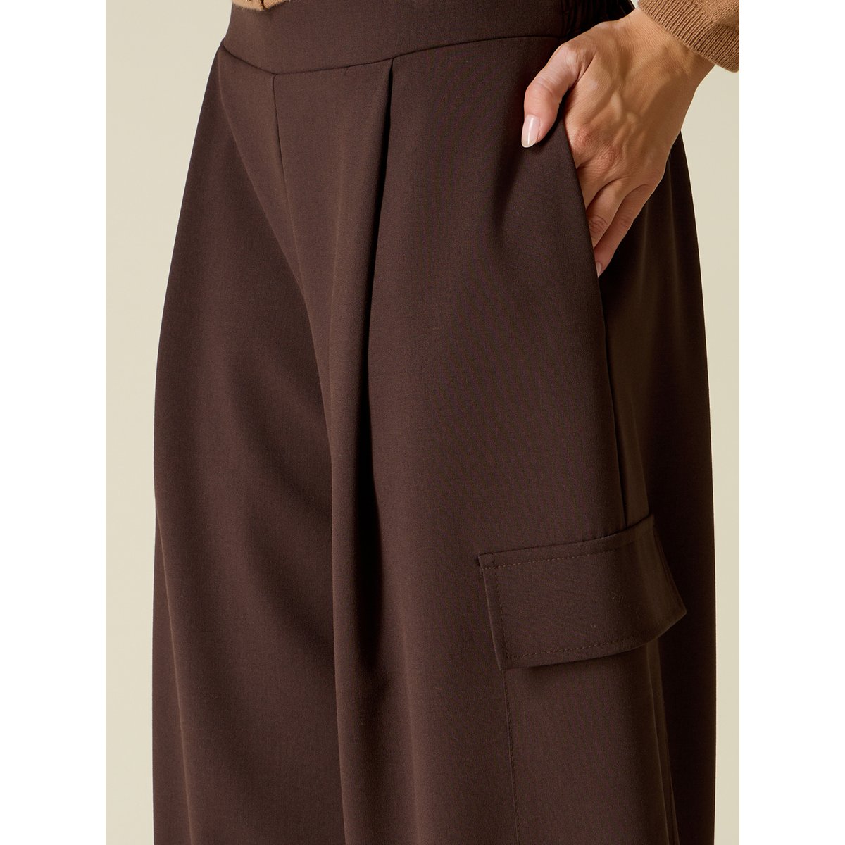 Pantalon cargo marron, OLTRE