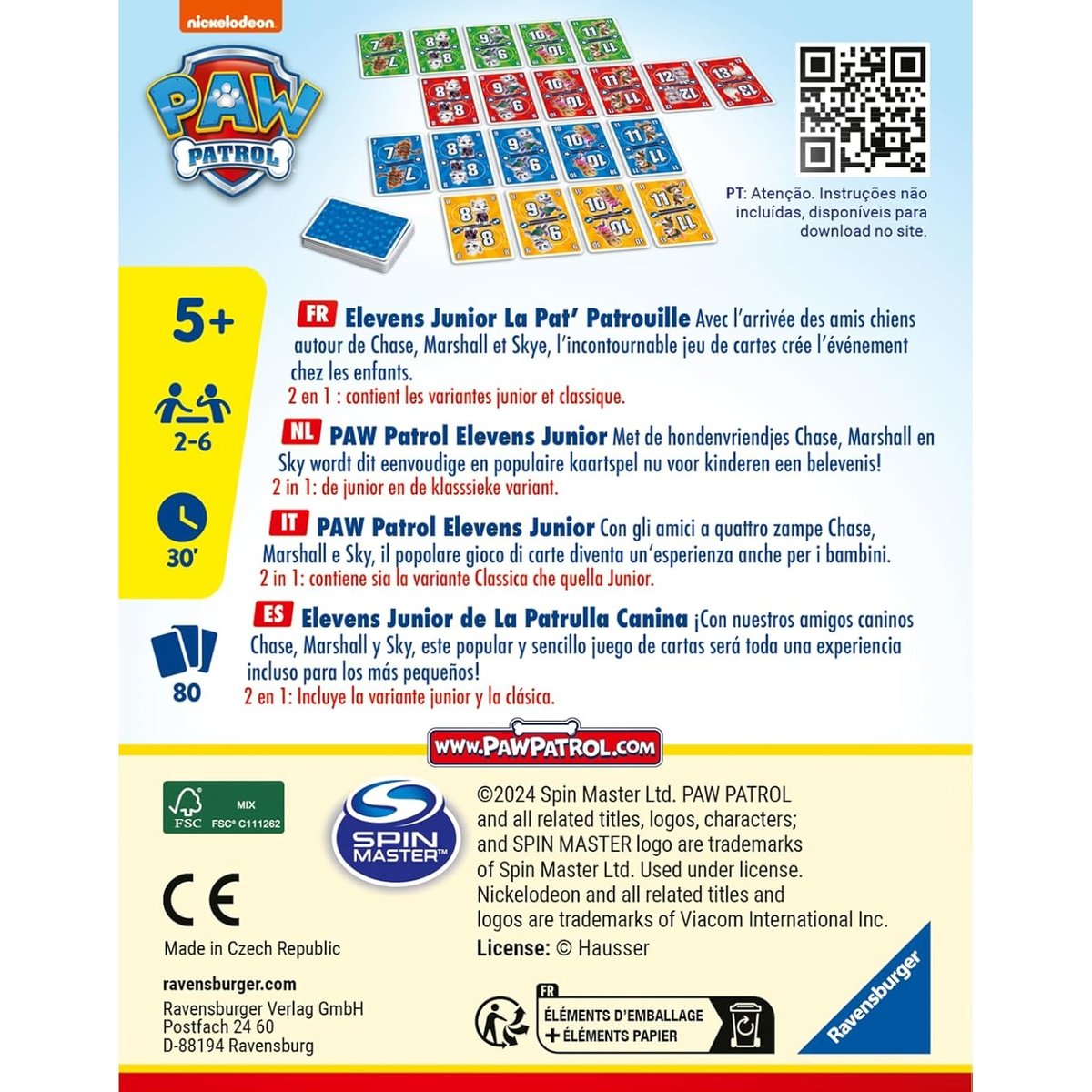 Elevens Junior Pat'Patrouille bleu, RAVENSBURGER