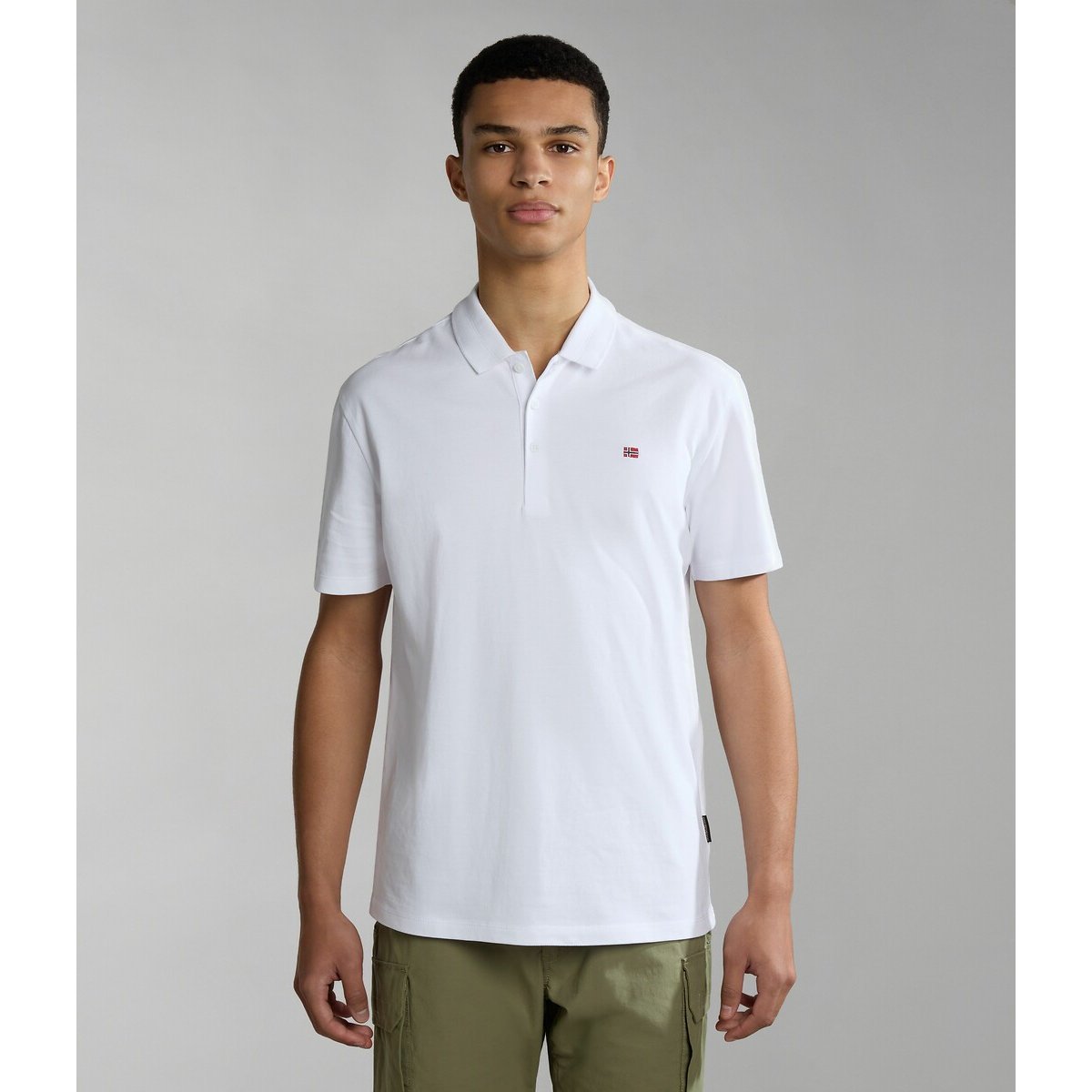 Polo manches courtes blanc, NAPAPIJRI