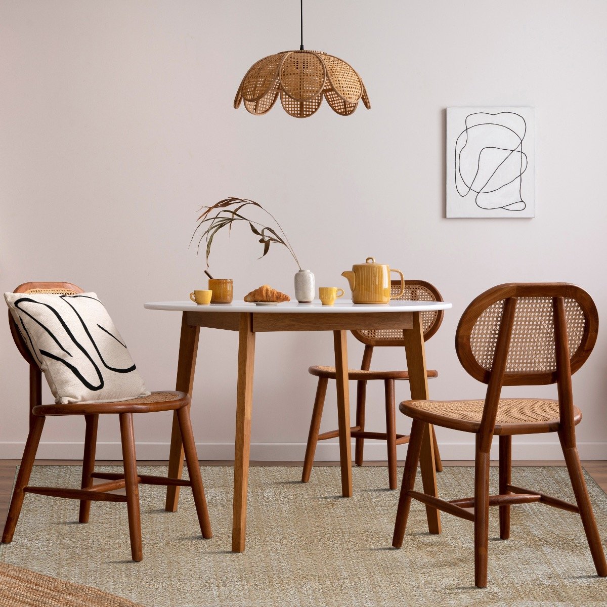 Tapis salon contemporain HORIZON UNI or, THE DECO FACTORY