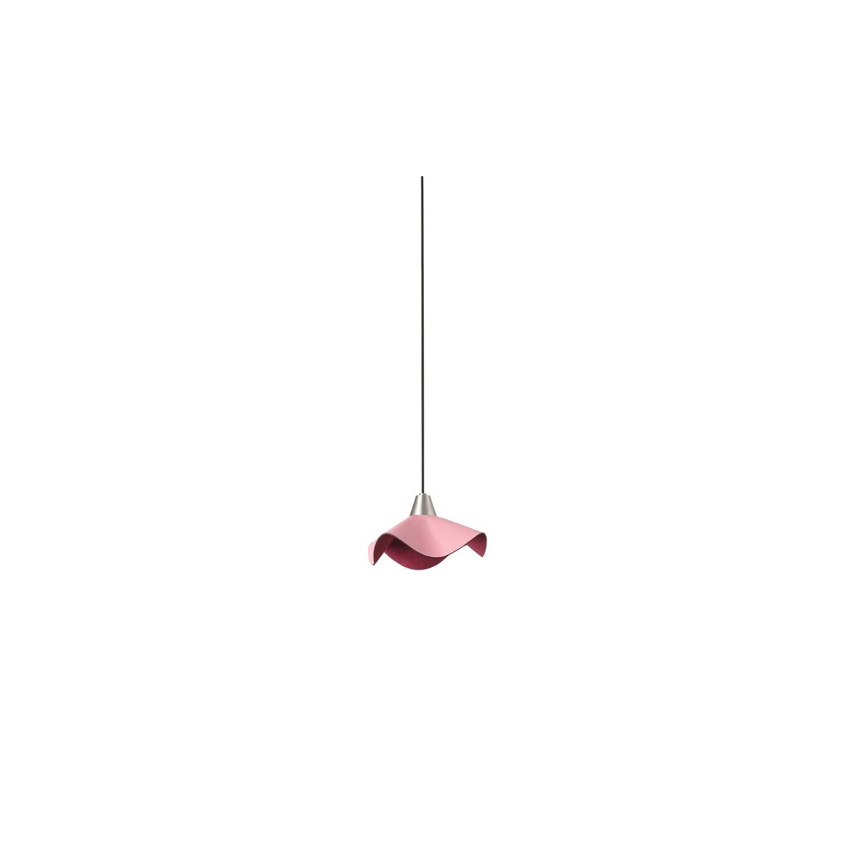 Suspension lumière chaude HELGA rose, FARO