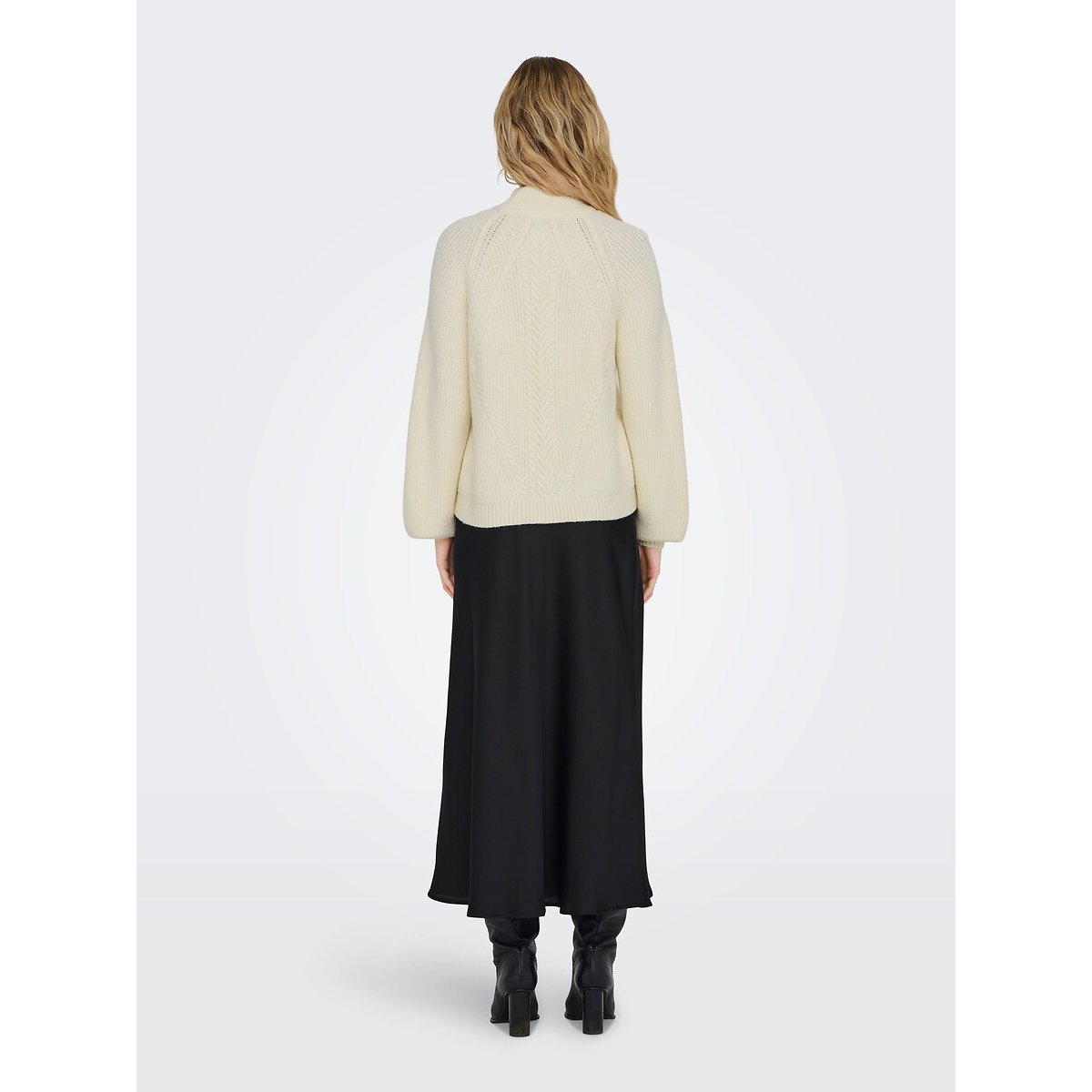 Maglione collo alto ecru , ONLY