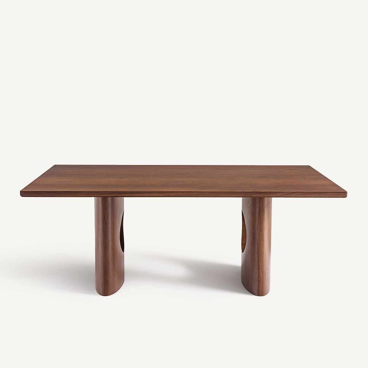 Plateau de table rectangulaire en plaqué noyer, longueur 200 cm, RECTO noyer, AM.PM