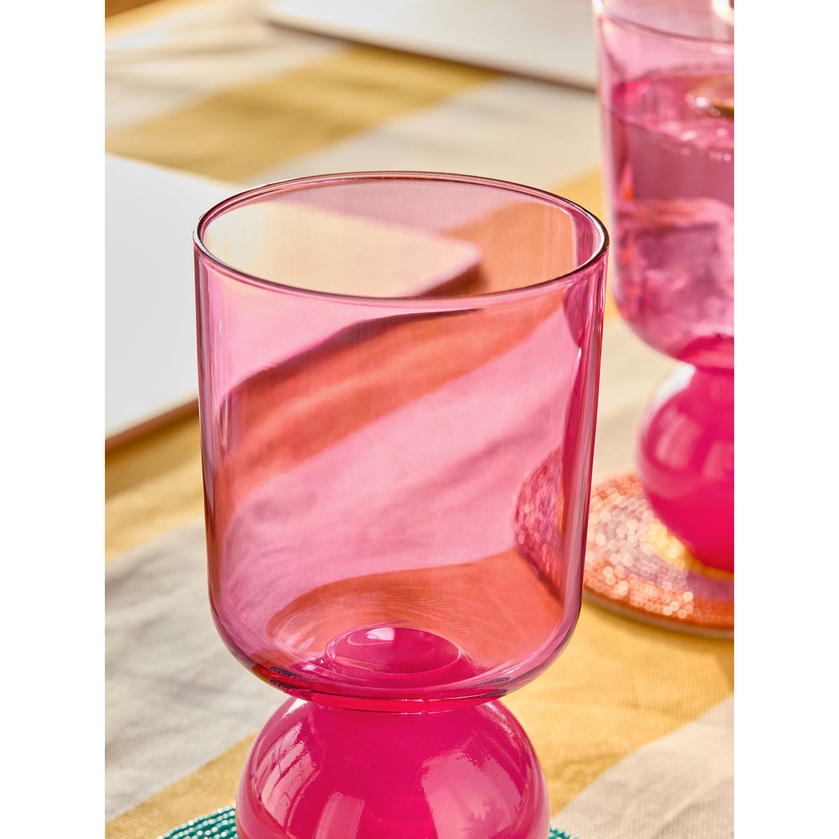 Verre tumbler boule, lot de 2 rose, NEXT