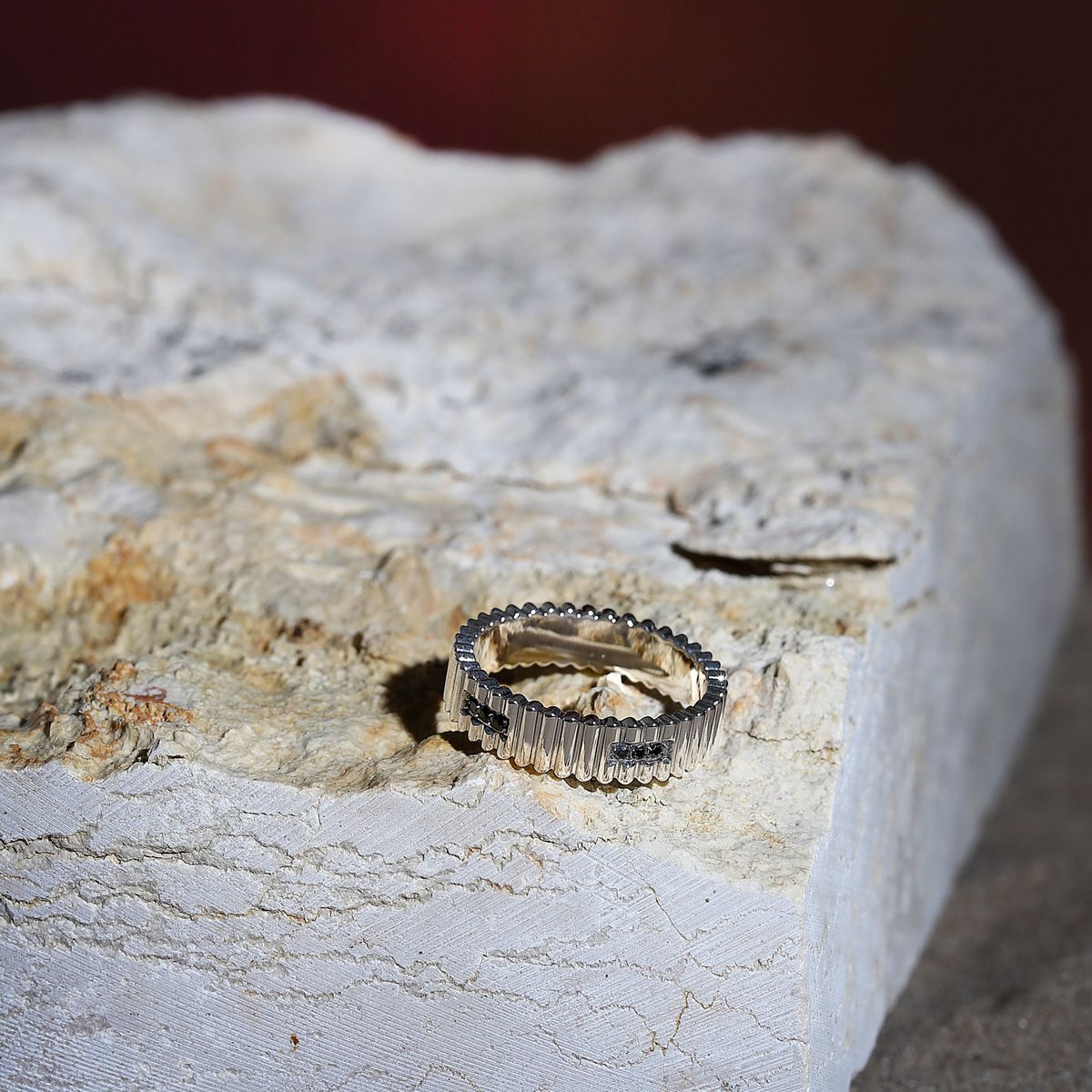 Bague en Acier, Pierre PP URBAN argent, MORELLATO