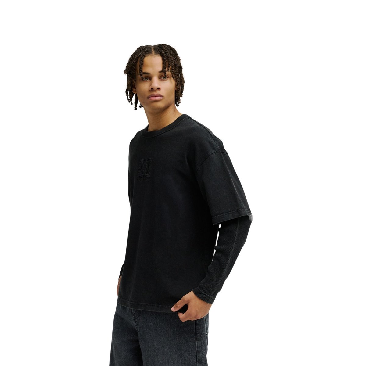 Haut manches longues. noir black, DC SHOES