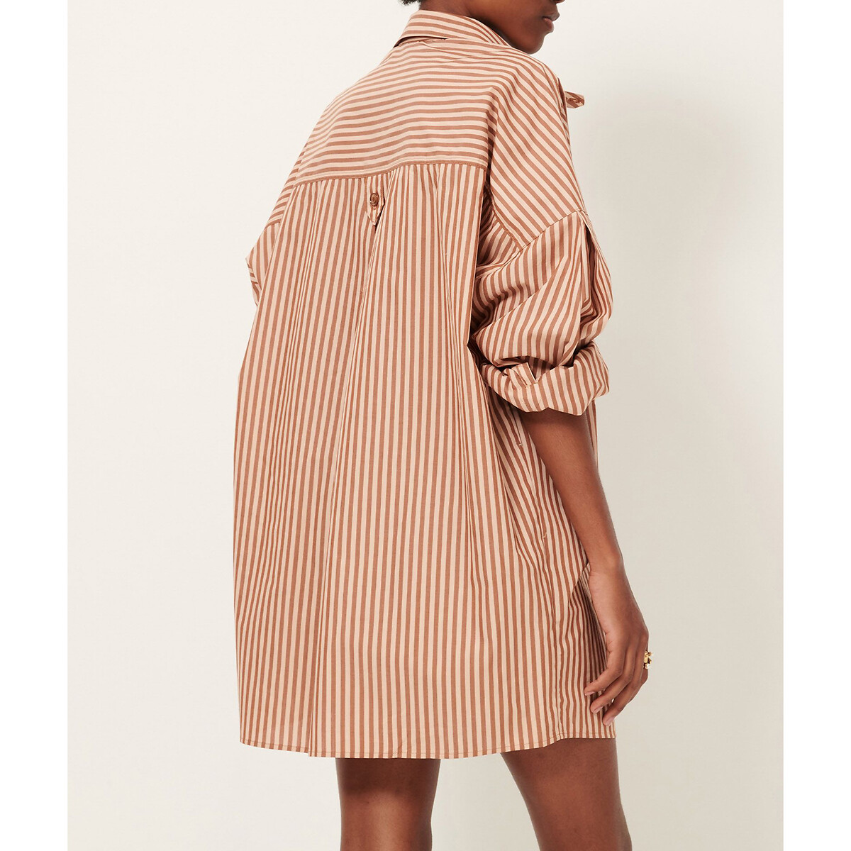 Robe chemise rayée ample, FONTELLA blush, SESSUN