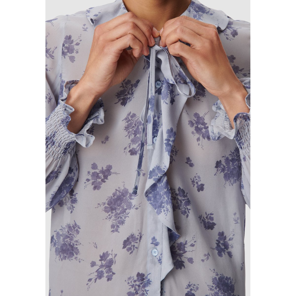 Chemise imprimé floral bleu, IKKS