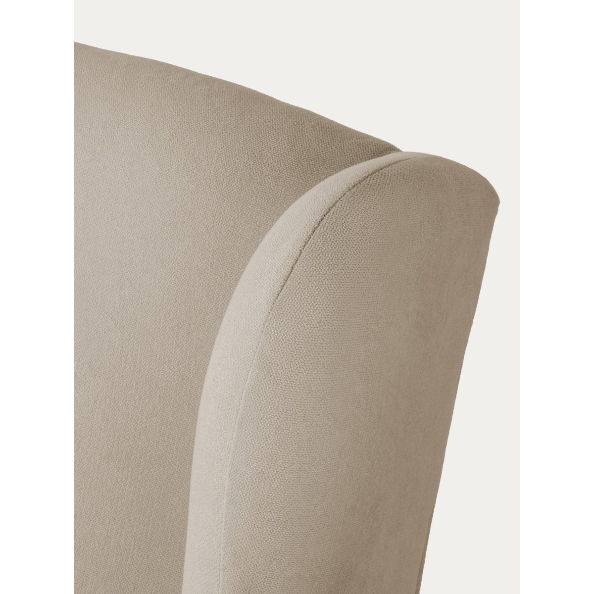 Fauteuil Rembourrée - DAN beige, KENAY