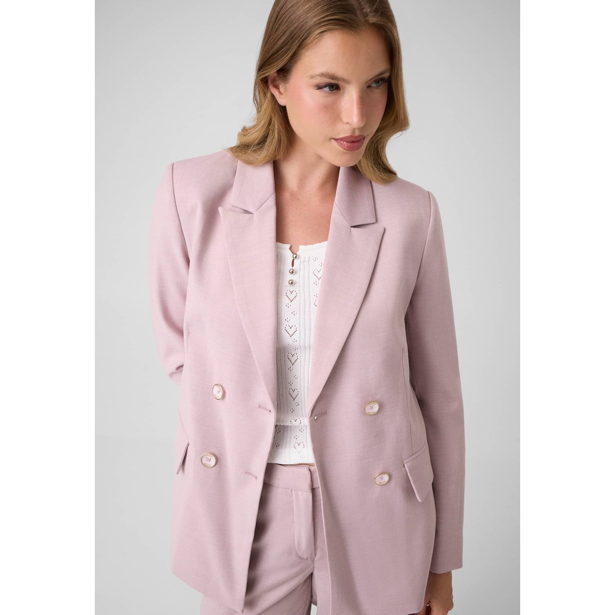 Blazer Croisé rose, GUESS