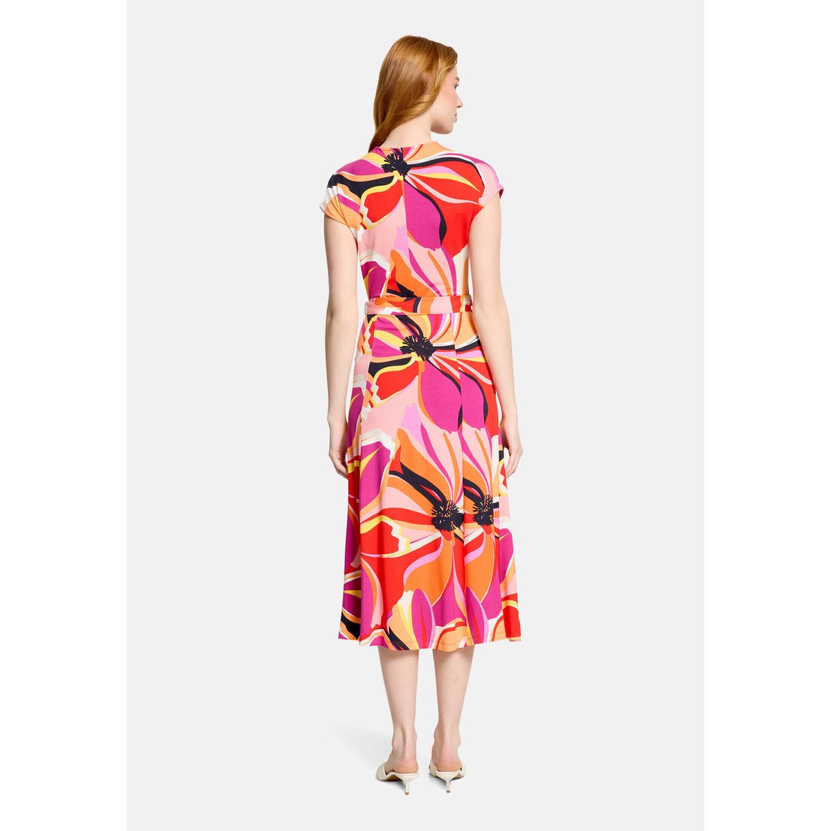 Robe en jersey à imprimé à fleurs red/pink, BETTY BARCLAY