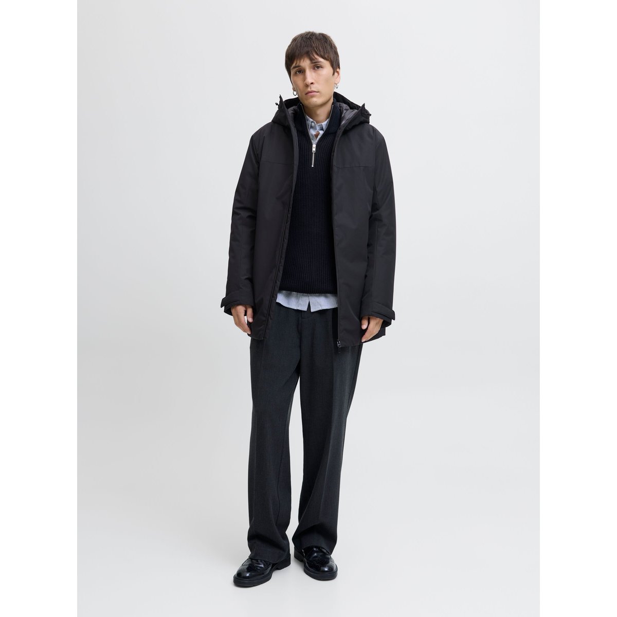 Parka noire - black, JACK & JONES