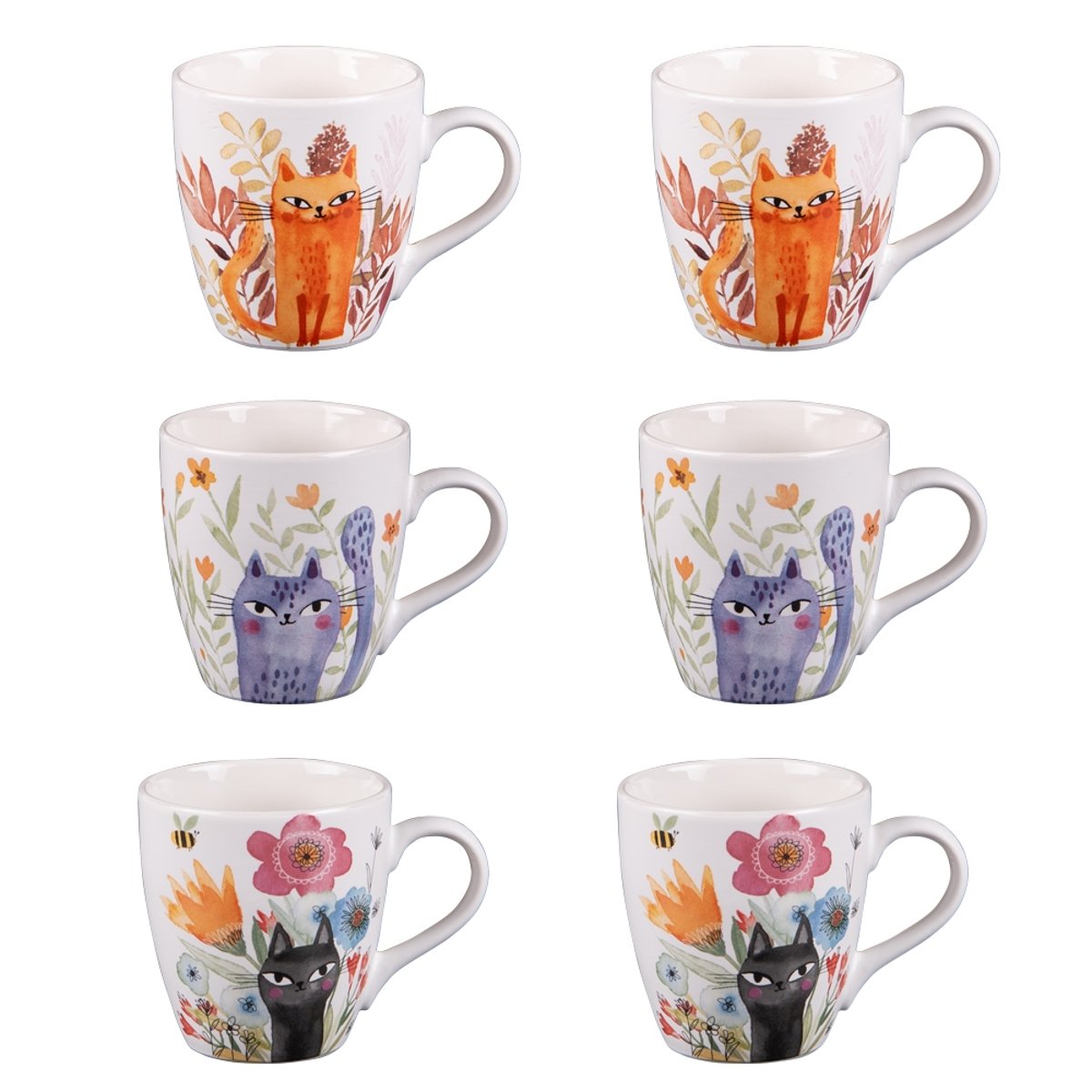 Coffret 6 tasses Savannah 23 cl - SAVANNAH blanc, TABLE PASSION