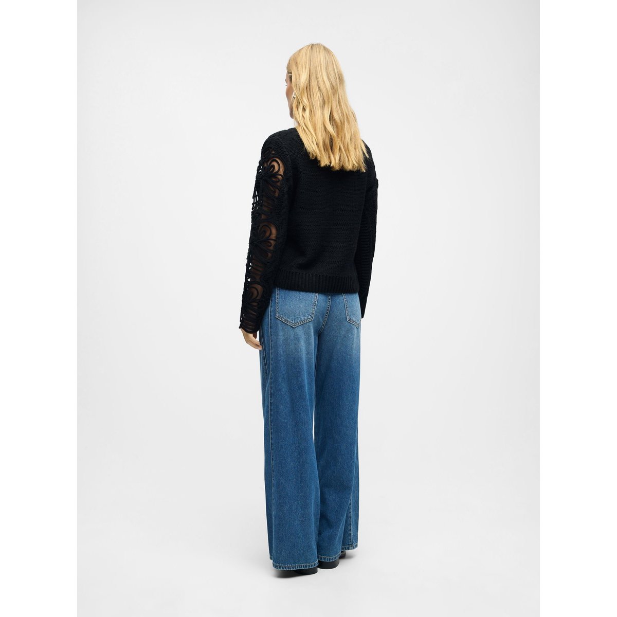 Pullover noir - black, OBJECT