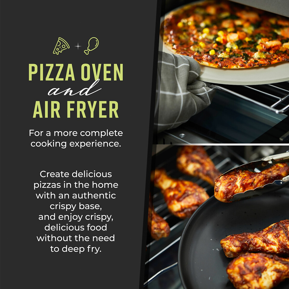 Vortx 18L Pizza Oven - T17141 grey, TOWER