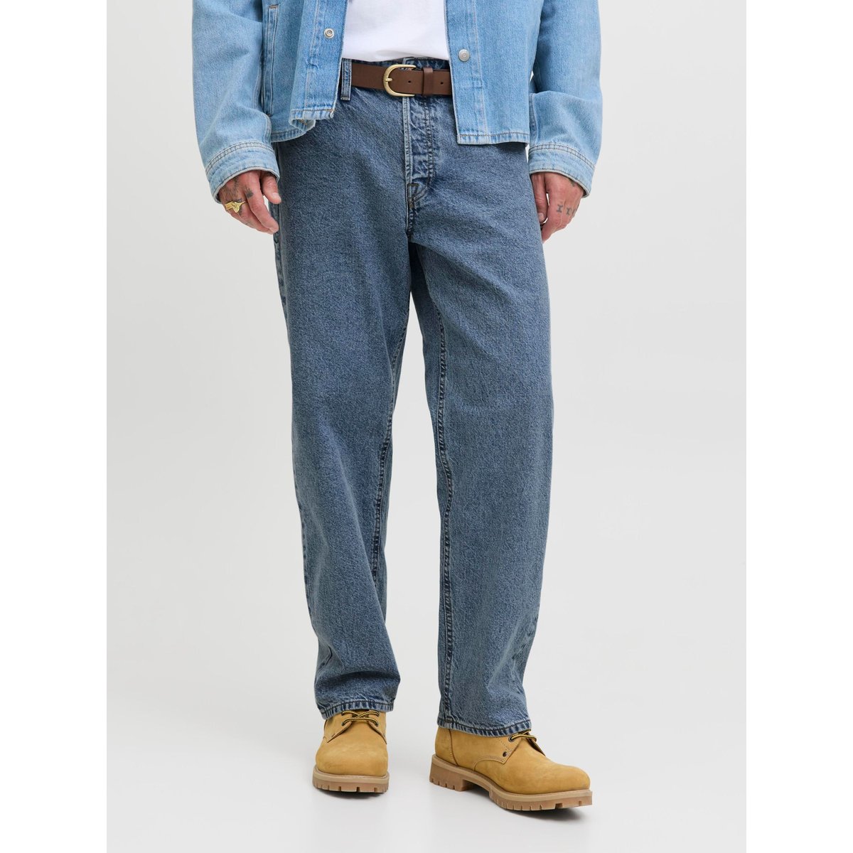 Jean À Coupe Ample blue denim, JACK & JONES