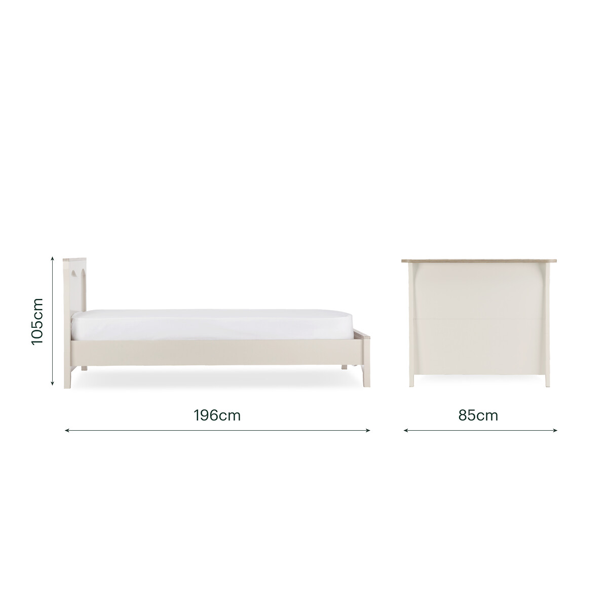 Clara Kids Bed stone beige, CUDDLECO