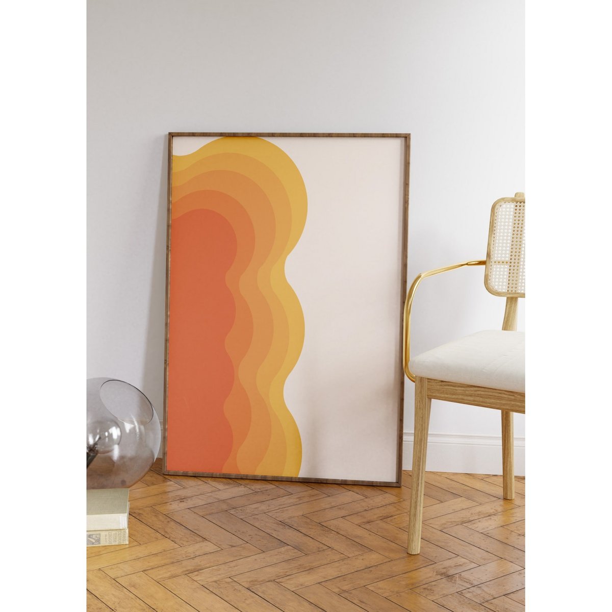 Affiche Diptyque Rétro 2 blanc, L'AFFICHERIE