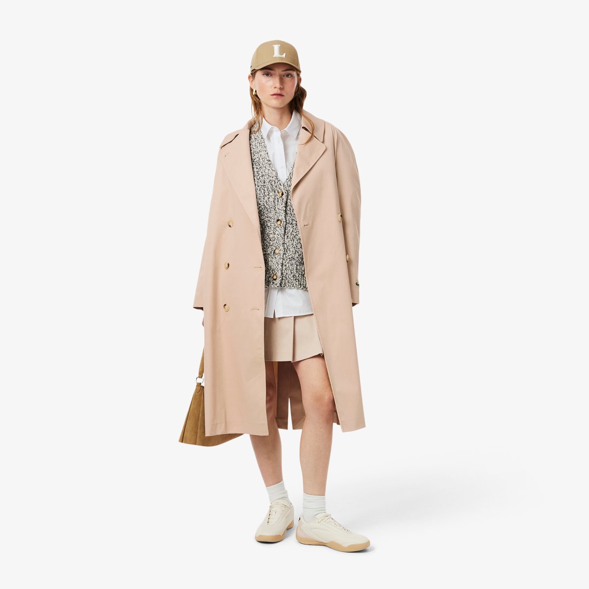 Cardigan maille moulinée laine beige-wt8, LACOSTE