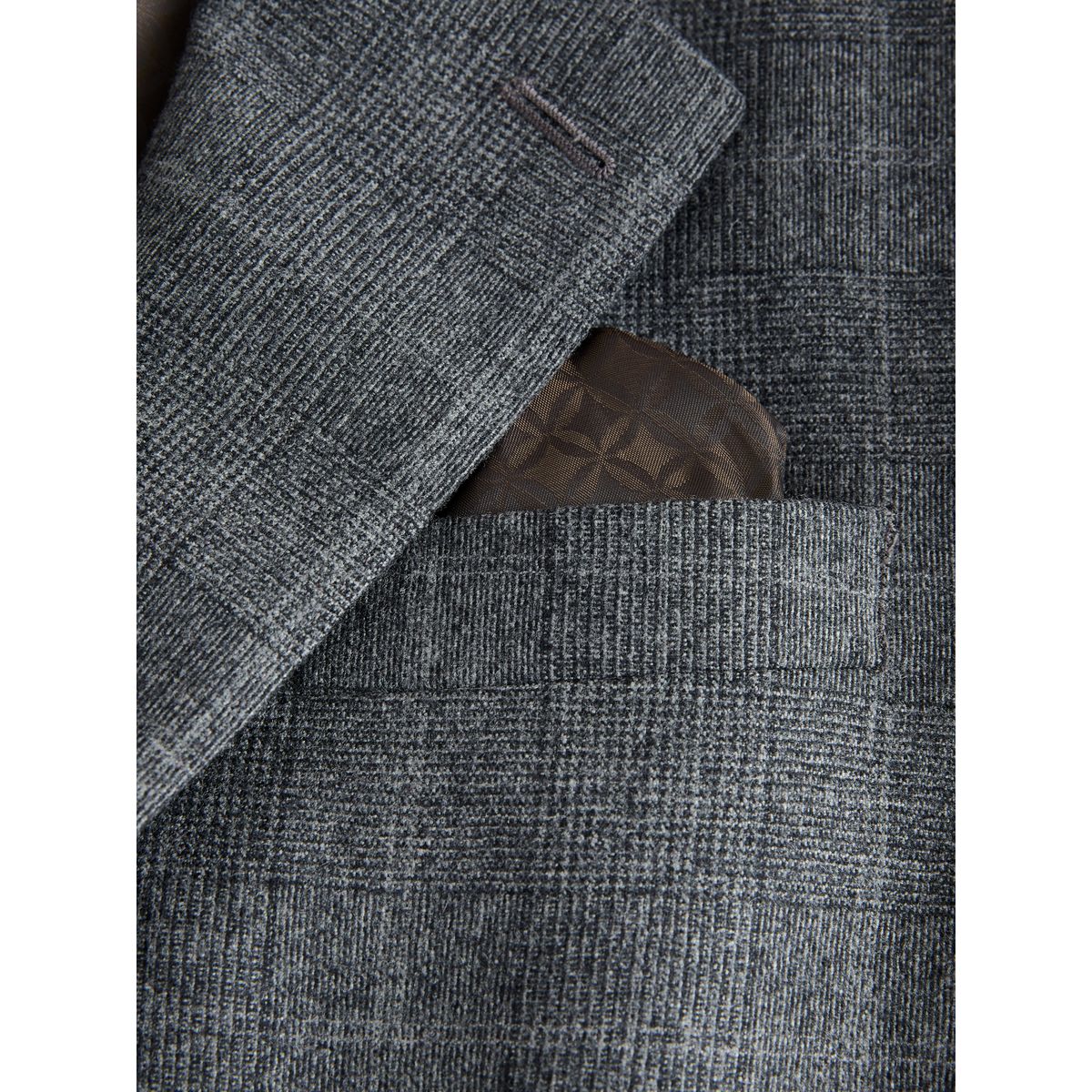 Veste de costume regular en laine italienne Signature gris, NEXT